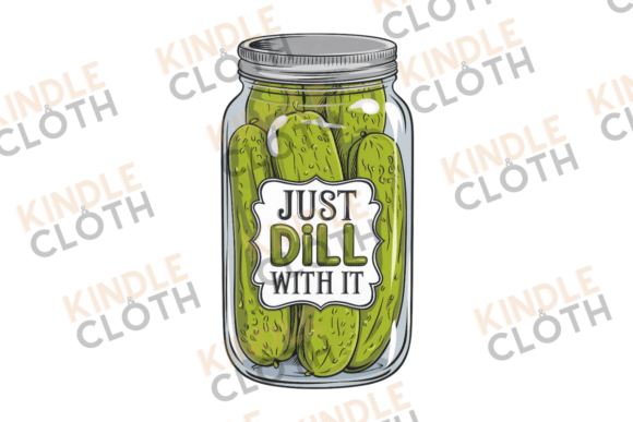 A Jar of Pickles PNG: Sublimation Design for Creative Projects