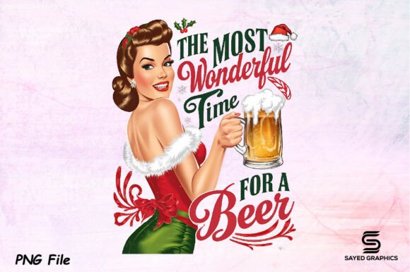 Charming Vintage Christmas PNGs for Festive Design