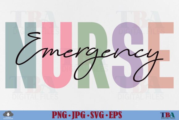 Emergency Nurse SVG: Professional Design for Healthcare Branding