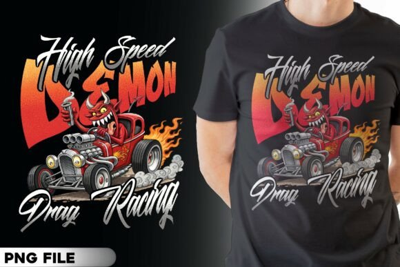 High Speed Demon: Unleashing Retro Racing Style in Modern Design