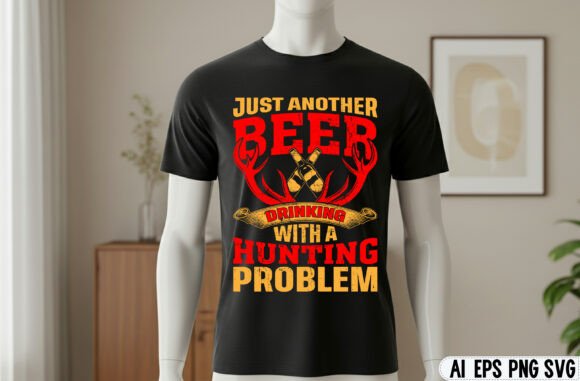 Just Another Beer Hunting T-Shirt Design: A Designer's Asset