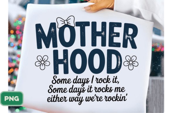 Motherhood PNG, Trendy Mom Design: Creative Asset for Modern Branding