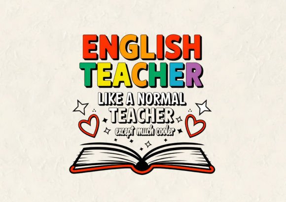 The Power of the English Teacher T-Shirt Design