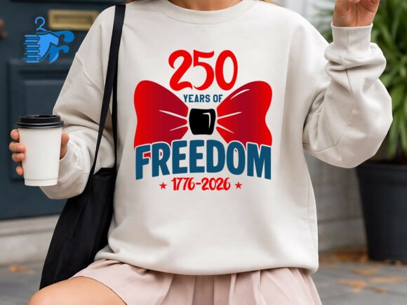 USA 250 Years Freedom Patriotic Design: A Modern Asset