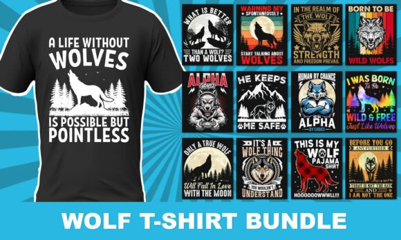 Wild Wolves Design Bundle: Unleashing Creative Potential